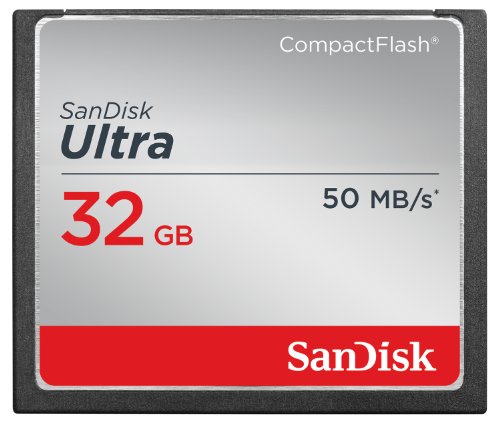SanDisk Ultra CompactFlash UDMA7 32GB bis zu 50 MB/Sek Speicherkarte
