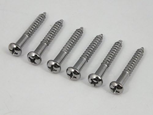 Bridge Screws, Chrome or Black for Stratocasters - CHROME
