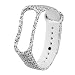 Produktbild Vamoro Muster TPU smart Armbanduhr Armband für xiaomi mi Band 3 Ersatz Uhren-Armband Silikonband(I)