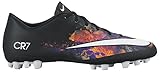 Nike Nike Mercurial Victory V CR AG-R, Botas de fútbol para Hombre, Negro/Blanco/Naranja/Rosa (Black/White-Total Crimson), 42 EU