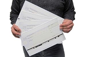 Bällebad24.de 4 Stück Spendenscheck 30 x 18,3 cm PR- Schecks Dekoscheck Europascheck Fotoscheck Spenderscheck Übergabescheck Scheck L