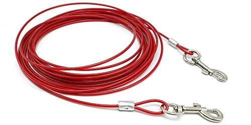 Berry-Premium-3M5M10M-Dog-Tie-Out-Cable-Heavy-Duty-Dogs-Chain-Leashes-Perfect-Pets-lead-for-Small-Medium-Size
