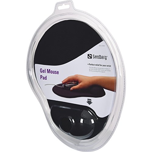 SANDBERG Gel Mousepad with Wrist Rest Silikon Schwarz - 2