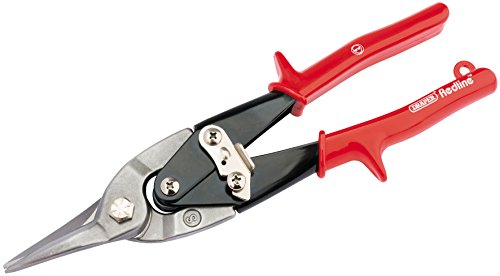 Draper Redline 67587 240 mm Compound Action Tinman's Shears , Blue