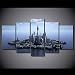 Produktbild UGHJB Hd Gedruckt 5 Stück Leinwand Kunst Stargate Atlantis Leinwandbilder Wandbilder Für Wohnzimmer Moderne-A