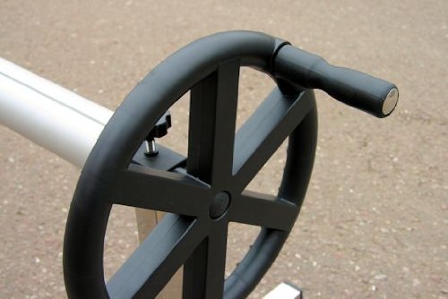 Zelsius – Fahrbares Edelstahl Aufrollsystem, für Solar und Pool Planen und Abdeckungen von 300 bis 570 cm - 7