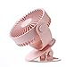 Produktbild CCSHW Mini tragbaren Desktop-Lüfter USB-Ladeklammer Typ kleinen Lüfter stumm großes Volumen Multifunktions-Büro zu Hause Lernen Computer kreative Geschenk Fan,Pink