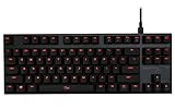 Mechanische Cherry MX-Tasten HyperX HX-KB4RD1-US Alloy FPS Pro Mechanische Gaming Tastatur (Cherry MX Red (US Layout)) schwarz