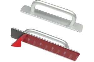 CcHhyyt 2 Pezzi Maniglie Autoadesive, Maniglie per Mobili, Maniglia Scorrevole,Maniglia Finestra, Maniglia Porta, Maniglie per Mobili, Armadio, Cassetto, Porta, Finestra (106 mm, argento)