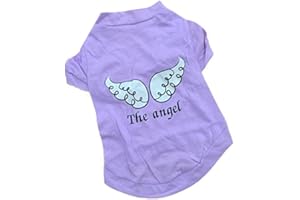 WAKKAL Walaka Vetement pour Chien Chihuahua Petite Taille,Chien Gilet VêTements T-Shirt Costumes De Chiot Tenue D'éTé Petit Chien sans Manches T-Shirts VêTements