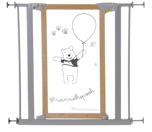 Hauck Disney Baby Winnie the Pooh Designer Safety Gate - Silver