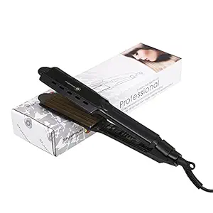 StyleHouse Professional Hair Crimping Styler Machine with Steam Iron for Women (Black)