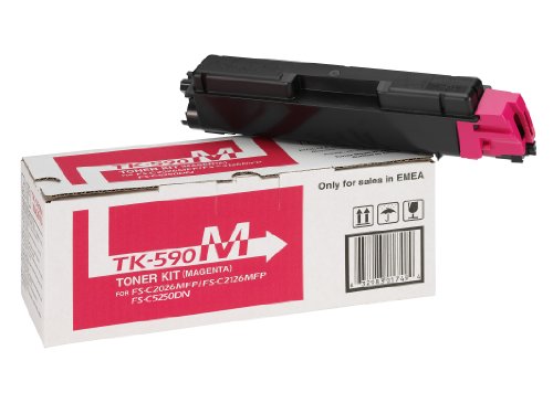Kyocera 1T02KVBNL0 TK-590M Tonerkartusche 5.000 Seiten, magenta