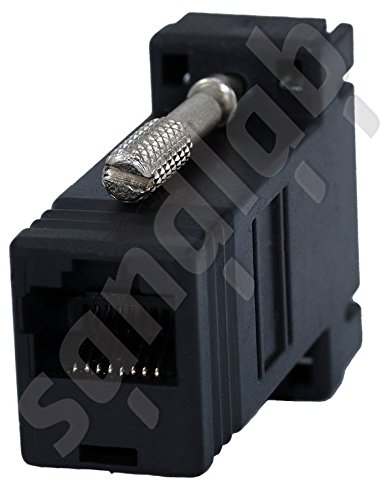 Konsolen Adapter, D-SUB 9-Pol Seriell COM DB9 RS232 zu RJ45 Ethernet Buchse - 2