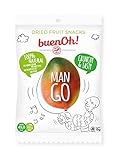 Mango deshidratado crujiente. Sin azúcar añadido, sin gluten, sin aditivos y sin freír. 100% Natural.