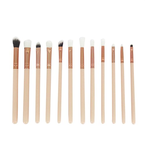 Tonsee 12 Pcs Pro Makeup Brush Set Kit Cosmetic Eye Shadow Brushes Set