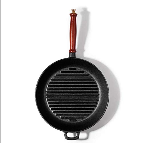 Preisvergleich Produktbild DDHZTA Gusseiserne Pfanne gestreift Steak körperlichen Antihaftpfanne Pfanne Topf