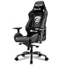 Produktbild Sharkoon Skiller SGS3 Premium Gaming Stuhl, mit Kunstlederbezug, Aluminiumfußkreuz, extragroße Rollen mit Bremsfunktion, 4-Wege-Armlehnen, Stahlrahmen, Kopf- und Lendenkissen mit Stoffbezug