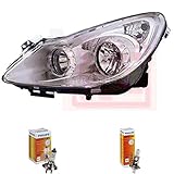 Halogen Scheinwerfer links Scheinwerfer links Corsa D Bj. 11/06->> H7+H1 Frontscheinwerfer