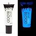 Moon Glow UV Ghost Blood 6x10ml - Halloween Fake Blood - dries invisible but glows blue under UV Lighting