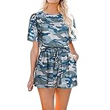 ➽Mono Liso Escote Cruzado Manga 3/4 Mujer by Vencastyle Mujer Casual Suelto Sin Mangas Mono Cordón de Cintura Mamelucos en General con Bolsillos Pantalones para mujer,Sexy Bodycon Playsuit Vestidos para mujer de mameluco Clubwear Traje de playa de verano monos fiesta tallas grandes cortos jumpsuit Top sin Mangas del Mono de los Pantalones del Mono Atractivo de Las Mujeres de la Manera Monos De Vestir Mujer Verano Fiesta Elegante Tirantes