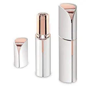 KINGBIRD Portable Eyebrow Arm Lips Chin Cheeks Legs trimmer for women, epilator for women, Facial Hair Removal Pocket Size Silent Safe USB Razor For Girls Women (Rose Gold)