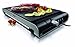 Philips HD4419/20 Tischgrill aus Edelstahl, gerippte & glatte Platte, 2300 Watt, Schwarz