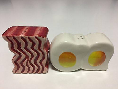 Magnetic Salt and Pepper Shaker - Bacon & Egg / Eggs & Bacon