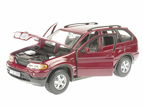 Preisvergleich Produktbild BMW e53 X5 rot Modellauto Bburago 1:24
