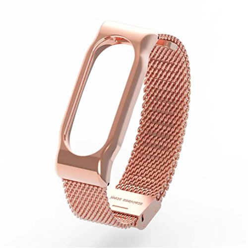 Pulseras de repuesto Amlaiworld Milanesas bucle magn tico pulsera de acero inoxidable correa para Xiaomi Miband 2 Oro de Rose Para Xiaomi Miband 2 reviews Pulseras de repuesto Amlaiworld Milanesas bucle magn tico pulsera de acero inoxidable correa para Xiaomi Miband 2 Oro de Rose Para Xiaomi Miband 2