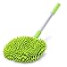 Produktbild Ndier 360 Grad Spin Wet Mop, Mikrofaser Chenille Flexible Griff Auto Reinigungs Mopp Plus Handtuch |Grün Mop + Green Head Autozubehör