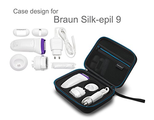 Braun Silk epil 9 Epilierer Tasche, Supremery Case Schutz-Hülle Etui Reisetasche - 2