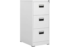 ‎VIDAXL vidaXL Szafka kartotekowa, jasnoszara, 46x62x102,5 cm, stalowa