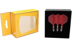 CUESOUL Rost T19 Eje y Vuelo de dardo Integrados, Forma estándar, Juego de 3