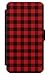 Produktbild Case Warehouse iPhone 7/8 Rot Schwarz Prüfen Schutz Gummi Handyhülle TPU Bumper Tartan Rob Roy Kariert Mode Macgregor