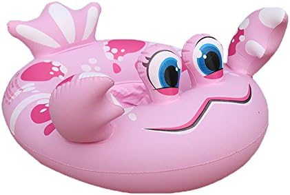 Uleade Baby Swim Ring, Inflatable Baby Float Cute Animal Pool Swimming Ring with Safety Soft Seat For Kids Toddler Infant Children