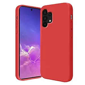 Cases Compatible with Samsung A32 4g Case Samsung Galaxy A32 5g Phone Case Silicone Shockproof Full Protective Case (Red, Samsung A32 5g)