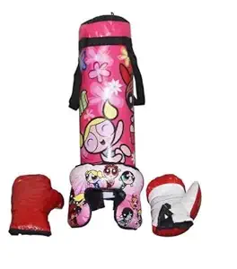 Inrange Little Champ Boxing Kit Set - Kidsboxing Playing/Start-Up Set/Boxing Toy/Gift for Kids (Punching Bag, Gloves & Headgear) (Design,Color May Vary)