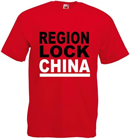 Ace Printwear PUBG Region Lock China Printed T-Shirt Gaming Game