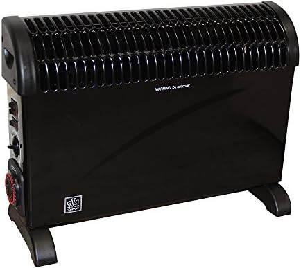 Great Value Company Convector Heater with Turbo and Timer, 2000 W, Black