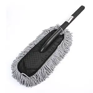 SHRBI Microfiber Car & Bike Cleaning Brush Dust Cleaner || Flexible Car Wash Dust Wax Mop Washing, Polishing Brush