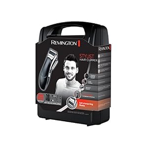 Remington Stylist Hair Clippers, Cordless Use with 8 Comb Lengths and Detail Trimmer, 25 Piece Grooming Kit - HC366 - Image 5