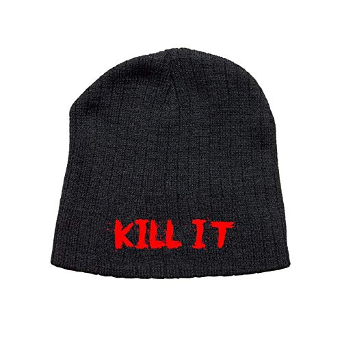 Rich Piana 5% Nutrition Love It Kill It Beanie Black/Red #BNE2 - ONE SIZE