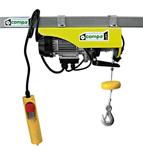 Compa LIFTER | Paranco elettrico cavo mt. 18 Motore a induzione (Portata 400/800kg)