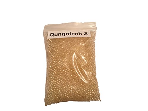 8000 Stück / 20Liter Wasser Kugeln Gel Bälle CHRISTAL ERDE CHRYSTAL Perlen Vasen Dekoration 11-15mm Durchmesser / 200Gramm – Pflanzen Kerzen Blumen Wasserspender Raumbefeuchter KRISTALL HINGUCKER (Transparent) - 2
