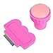 Manicure Large Small Double Ended Stamper & Scraper Nail Art Stamping Plate Image Tool