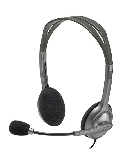 Logitech H111 Wired On Ear Headphones With Mic Black - Image 6
