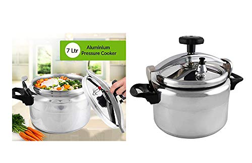 Elite Kitchenware Olla a presión de 7 litros de Aluminio, también Placa de inducción.