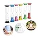 Produktbild Decdeal 6St Sanduhren Sand Uhr 30sec / 1min / 2min / 3min / 5min / 10min