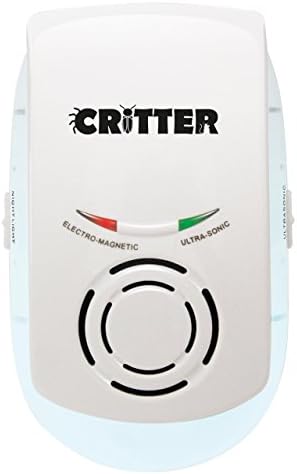 Critter Whole House Pest Repeller - Ultrasonic &amp; Electromagnetic Indoor Plug In - All Insects &amp; Rodents